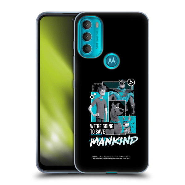 Scoob! Scooby-Doo Movie Graphics Save Mankind Soft Gel Case for Motorola Moto G71 5G