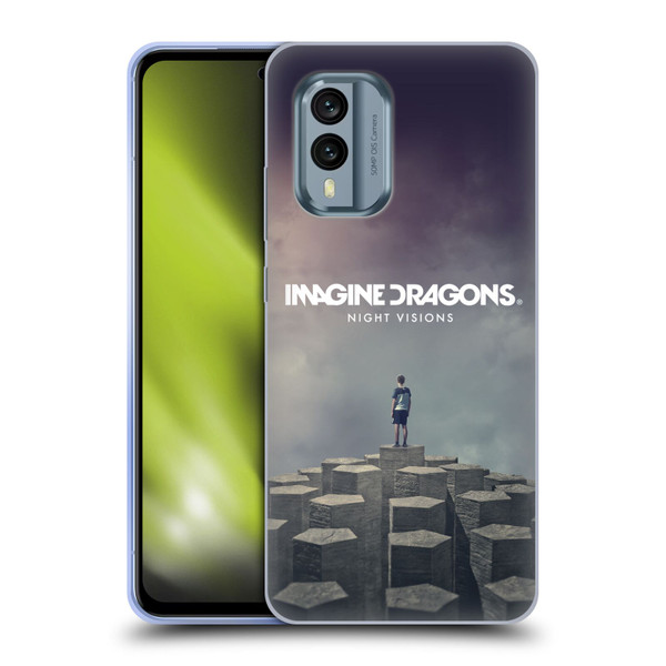 Imagine Dragons Key Art Night Visions Album Cover Soft Gel Case for Nokia X30