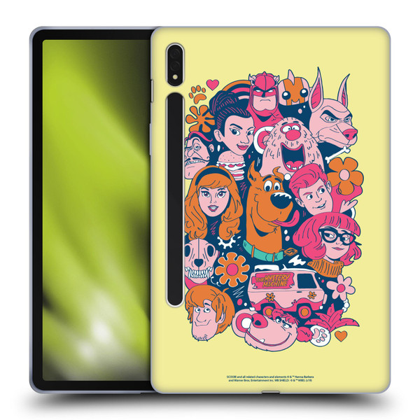 Scoob! Scooby-Doo Movie Graphics Retro Soft Gel Case for Samsung Galaxy Tab S8