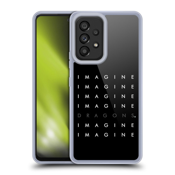 Imagine Dragons Key Art Logo Repeat Soft Gel Case for Samsung Galaxy A53 5G (2022)