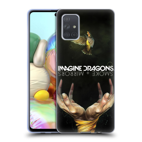 Imagine Dragons Key Art Smoke And Mirrors Soft Gel Case for Samsung Galaxy A71 (2019)