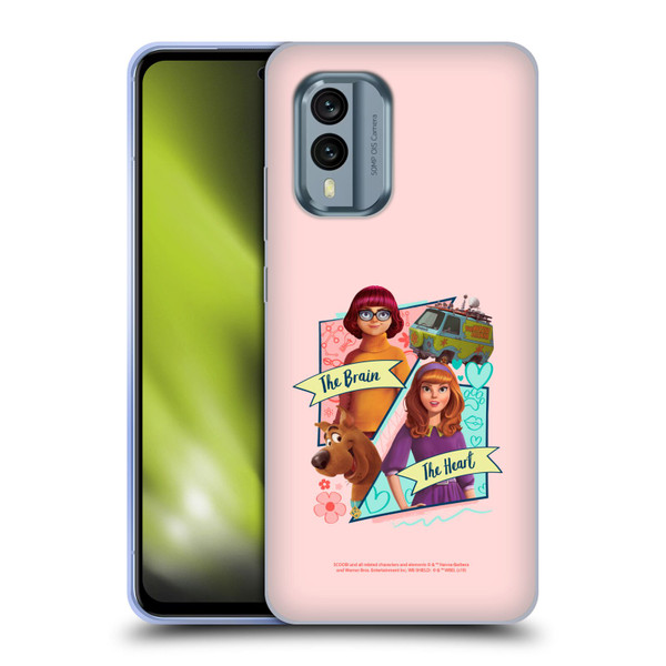 Scoob! Scooby-Doo Movie Graphics Scooby, Daphne, And Velma Soft Gel Case for Nokia X30