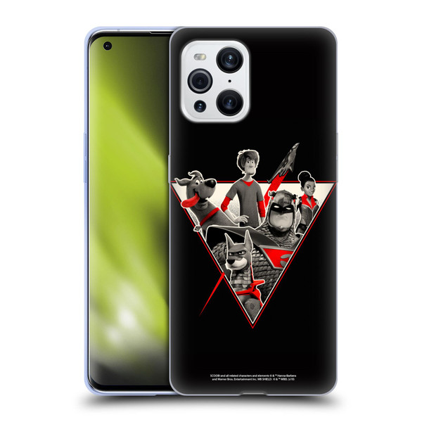 Scoob! Scooby-Doo Movie Graphics Heroes Soft Gel Case for OPPO Find X3 / Pro