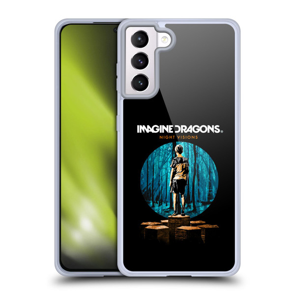 Imagine Dragons Key Art Night Visions Painted Soft Gel Case for Samsung Galaxy S21+ 5G