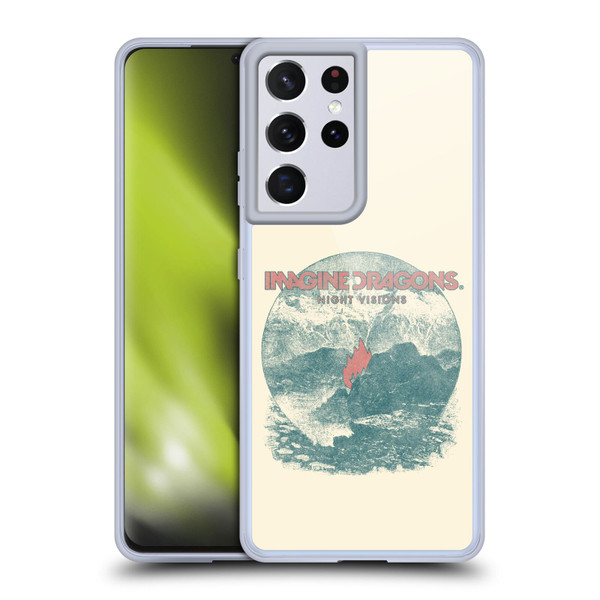 Imagine Dragons Key Art Flame Night Visions Soft Gel Case for Samsung Galaxy S21 Ultra 5G