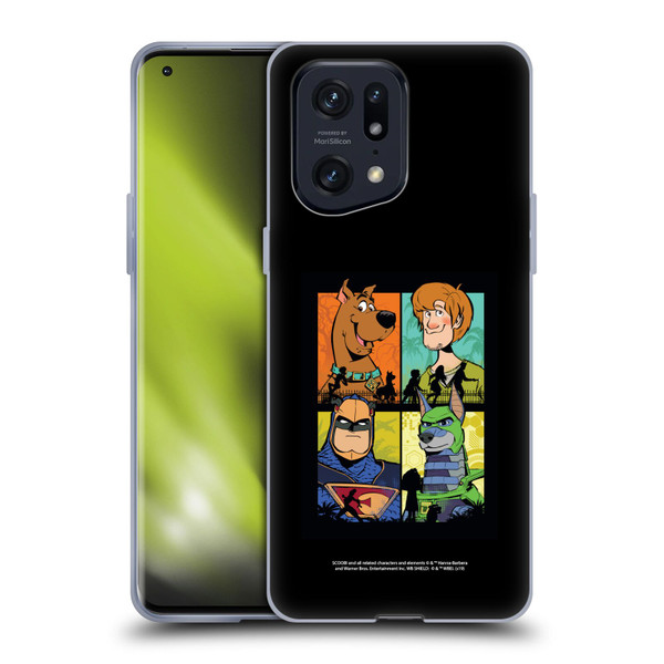 Scoob! Scooby-Doo Movie Graphics Scoob And Falcon Force Soft Gel Case for OPPO Find X5 Pro