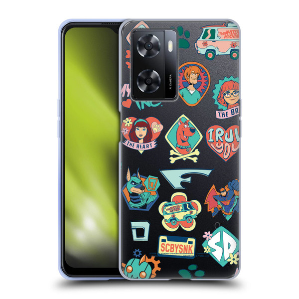 Scoob! Scooby-Doo Movie Graphics Retro Icons Soft Gel Case for OPPO A57s