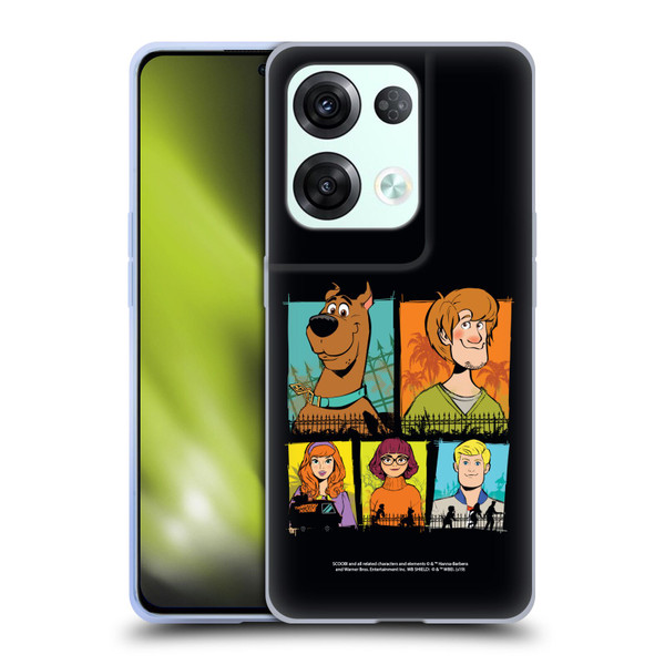 Scoob! Scooby-Doo Movie Graphics Mystery Inc. Gang Soft Gel Case for OPPO Reno8 Pro