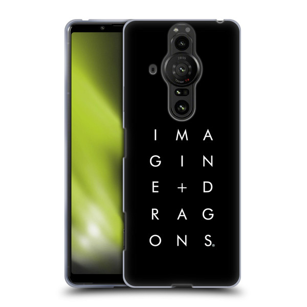 Imagine Dragons Key Art Stacked Logo Soft Gel Case for Sony Xperia Pro-I