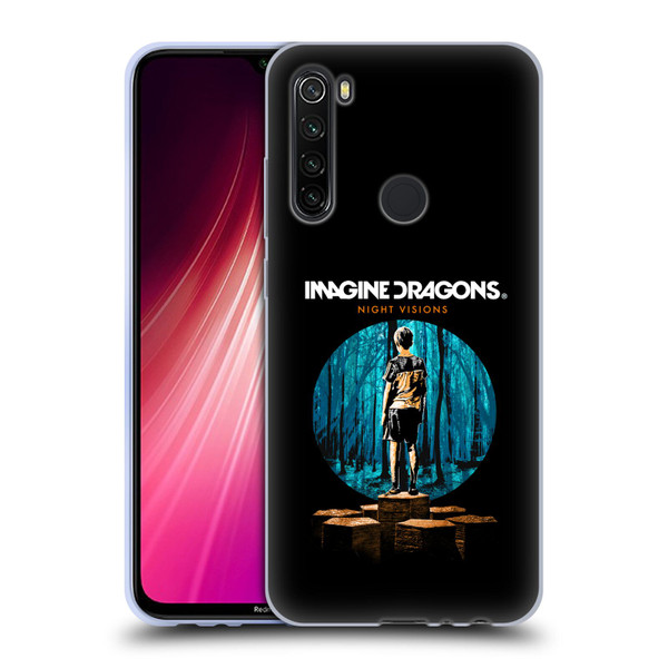 Imagine Dragons Key Art Night Visions Painted Soft Gel Case for Xiaomi Redmi Note 8T