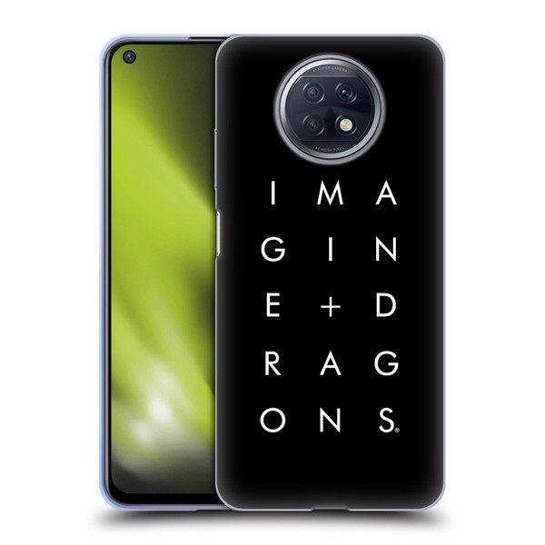 Imagine Dragons Key Art Stacked Logo Soft Gel Case for Xiaomi Redmi Note 9T 5G