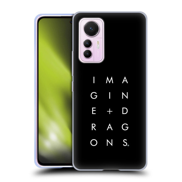 Imagine Dragons Key Art Stacked Logo Soft Gel Case for Xiaomi 12 Lite