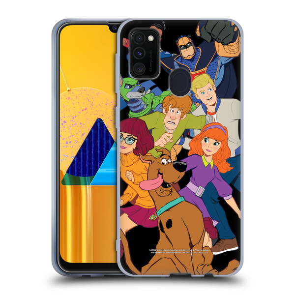 Scoob! Scooby-Doo Movie Graphics The Gang Soft Gel Case for Samsung Galaxy M30s (2019)/M21 (2020)