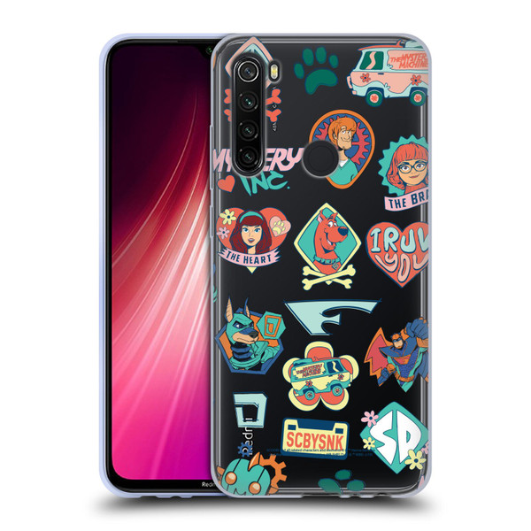 Scoob! Scooby-Doo Movie Graphics Retro Icons Soft Gel Case for Xiaomi Redmi Note 8T