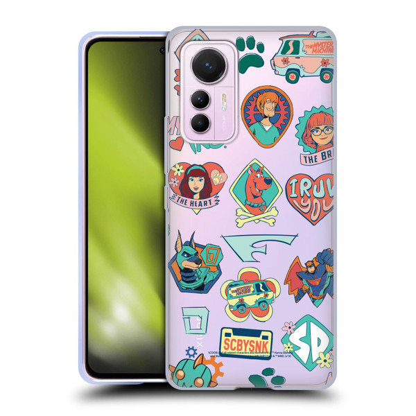 Scoob! Scooby-Doo Movie Graphics Retro Icons Soft Gel Case for Xiaomi 12 Lite