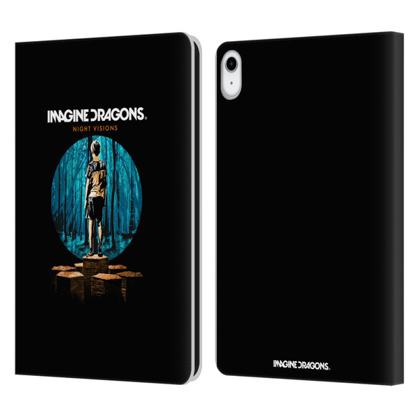 Imagine Dragons Key Art Night Visions Painted Leather Book Wallet Case Cover For Apple iPad 10.9 (2022)