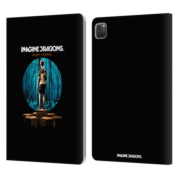 Imagine Dragons Key Art Night Visions Painted Leather Book Wallet Case Cover For Apple iPad Pro 11 2020 / 2021 / 2022