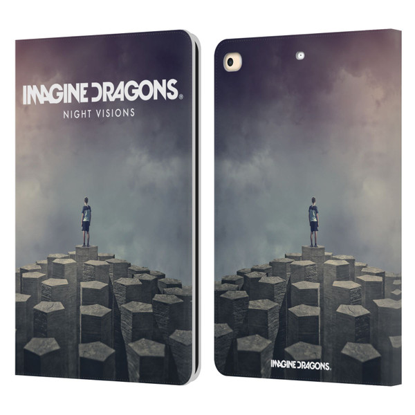 Imagine Dragons Key Art Night Visions Album Cover Leather Book Wallet Case Cover For Apple iPad 9.7 2017 / iPad 9.7 2018