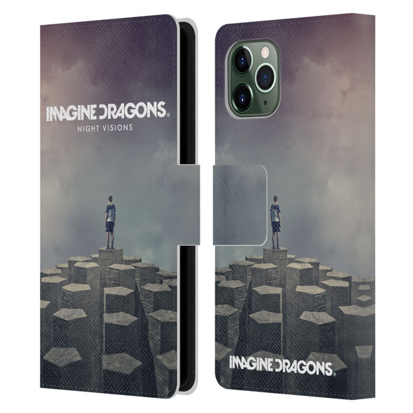 Imagine Dragons Key Art Night Visions Album Cover Leather Book Wallet Case Cover For Apple iPhone 11 Pro