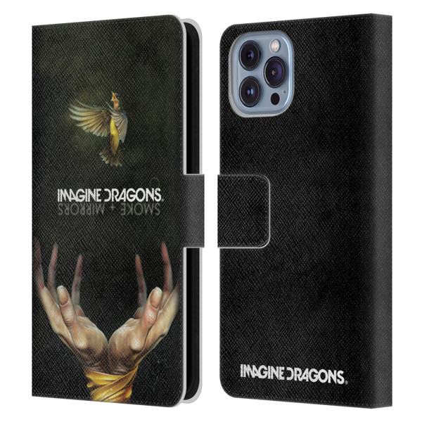 Imagine Dragons Key Art Smoke And Mirrors Leather Book Wallet Case Cover For Apple iPhone 14