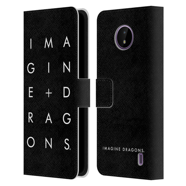 Imagine Dragons Key Art Stacked Logo Leather Book Wallet Case Cover For Nokia C10 / C20
