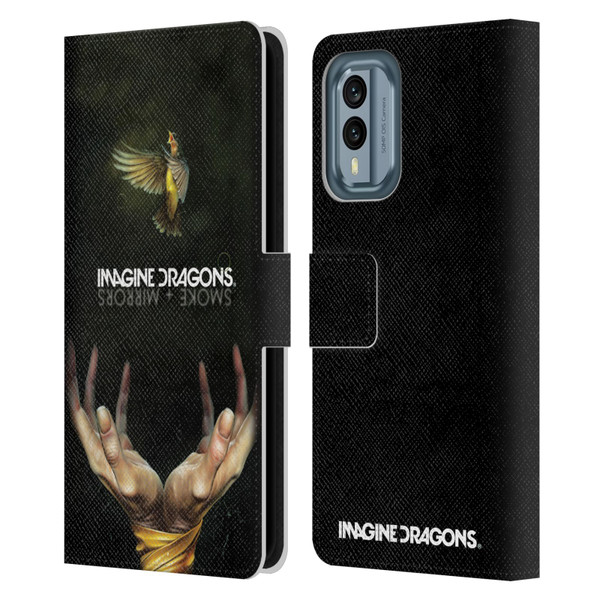 Imagine Dragons Key Art Smoke And Mirrors Leather Book Wallet Case Cover For Nokia X30