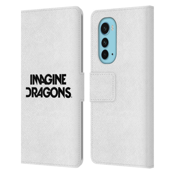 Imagine Dragons Key Art Logo Leather Book Wallet Case Cover For Motorola Edge (2022)