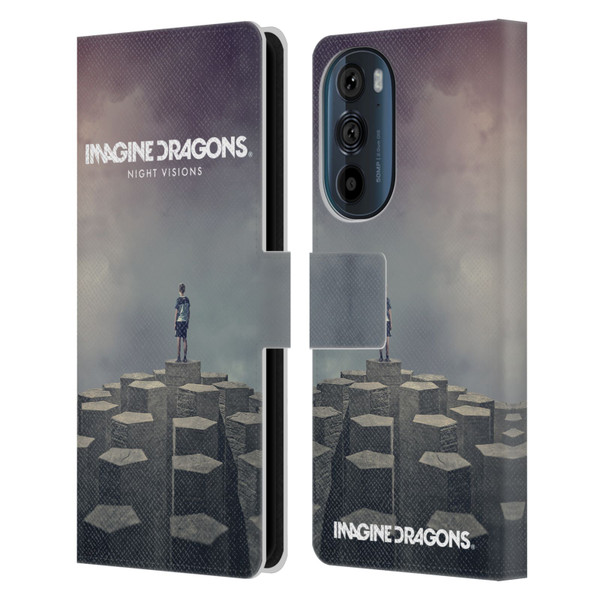 Imagine Dragons Key Art Night Visions Album Cover Leather Book Wallet Case Cover For Motorola Edge 30