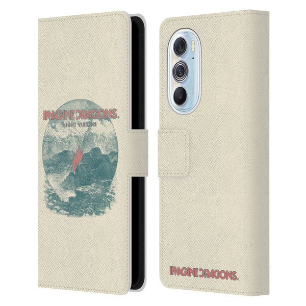 Imagine Dragons Key Art Flame Night Visions Leather Book Wallet Case Cover For Motorola Edge X30