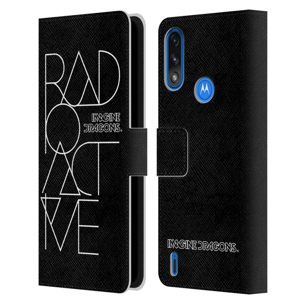 Imagine Dragons Key Art Radioactive Leather Book Wallet Case Cover For Motorola Moto E7 Power / Moto E7i Power