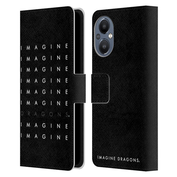 Imagine Dragons Key Art Logo Repeat Leather Book Wallet Case Cover For OnePlus Nord N20 5G