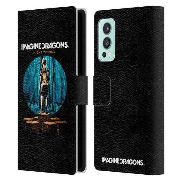 Imagine Dragons Key Art Night Visions Painted Leather Book Wallet Case Cover For OnePlus Nord 2 5G