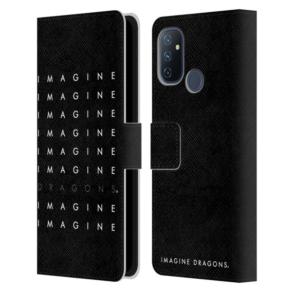 Imagine Dragons Key Art Logo Repeat Leather Book Wallet Case Cover For OnePlus Nord N100