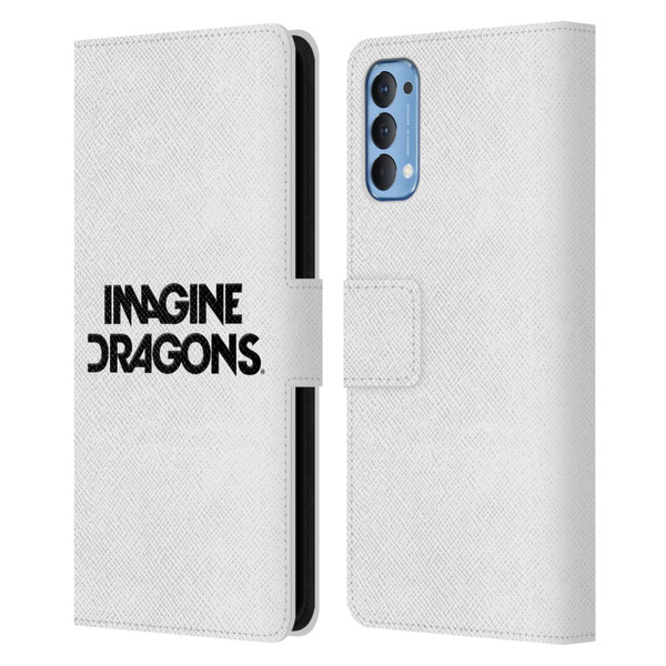 Imagine Dragons Key Art Logo Leather Book Wallet Case Cover For OPPO Reno 4 5G