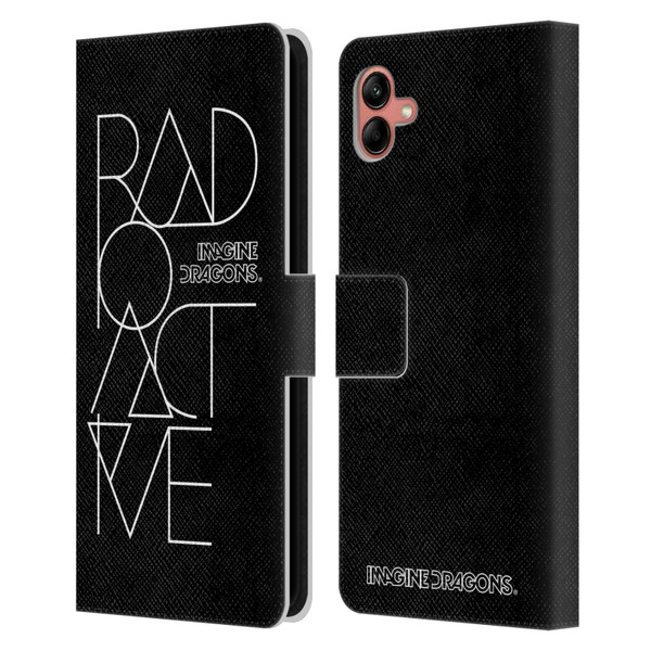 Imagine Dragons Key Art Radioactive Leather Book Wallet Case Cover For Samsung Galaxy A04 (2022)