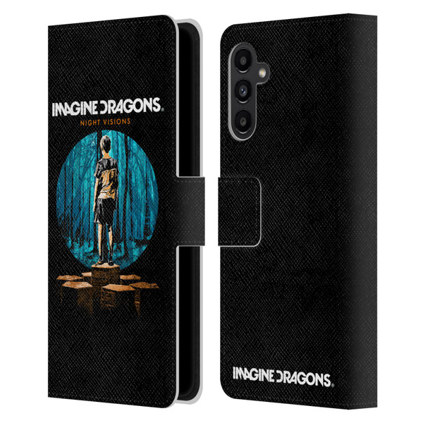 Imagine Dragons Key Art Night Visions Painted Leather Book Wallet Case Cover For Samsung Galaxy A13 5G (2021)