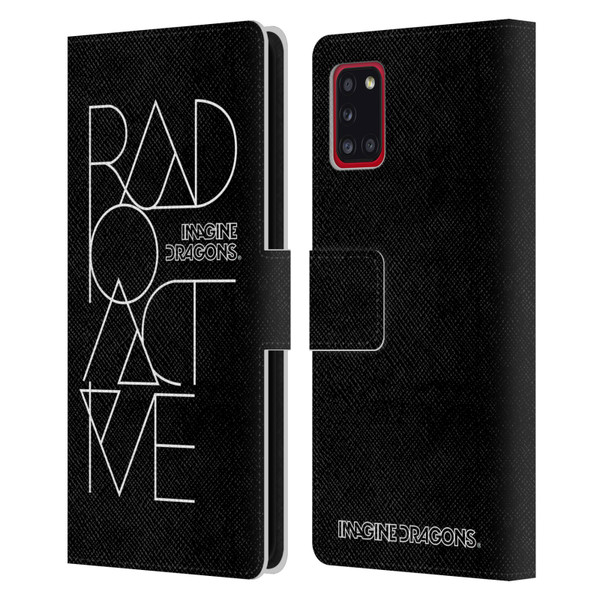 Imagine Dragons Key Art Radioactive Leather Book Wallet Case Cover For Samsung Galaxy A31 (2020)