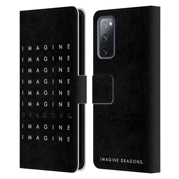 Imagine Dragons Key Art Logo Repeat Leather Book Wallet Case Cover For Samsung Galaxy S20 FE / 5G