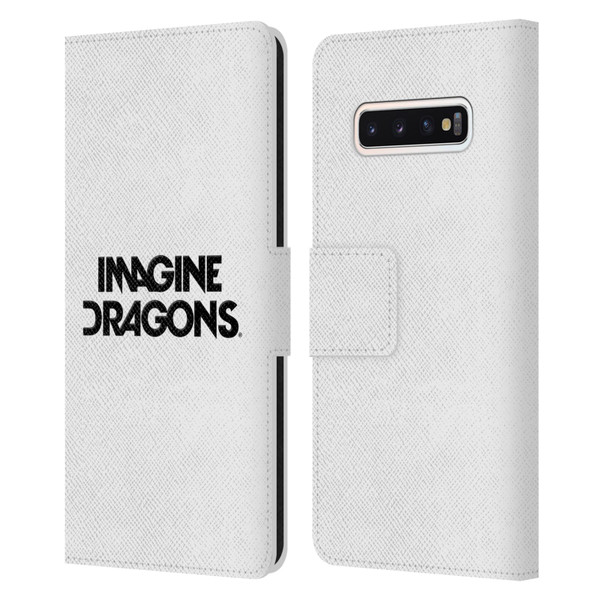 Imagine Dragons Key Art Logo Leather Book Wallet Case Cover For Samsung Galaxy S10