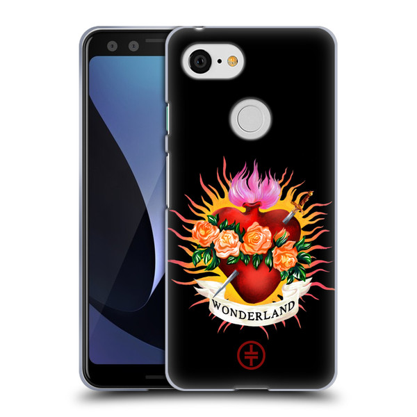 Take That Wonderland Heart Soft Gel Case for Google Pixel 3