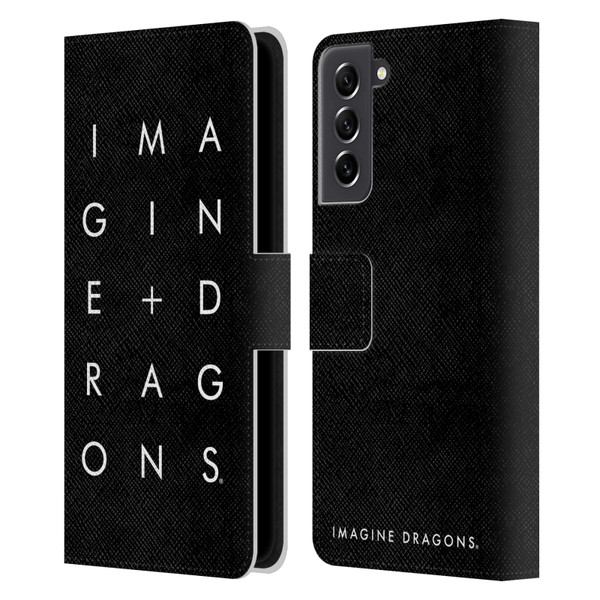 Imagine Dragons Key Art Stacked Logo Leather Book Wallet Case Cover For Samsung Galaxy S21 FE 5G