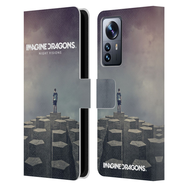 Imagine Dragons Key Art Night Visions Album Cover Leather Book Wallet Case Cover For Xiaomi 12 Pro