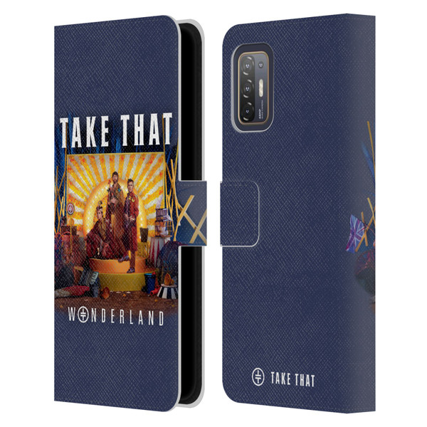 Take That Wonderland Album Cover Leather Book Wallet Case Cover For HTC Desire 21 Pro 5G