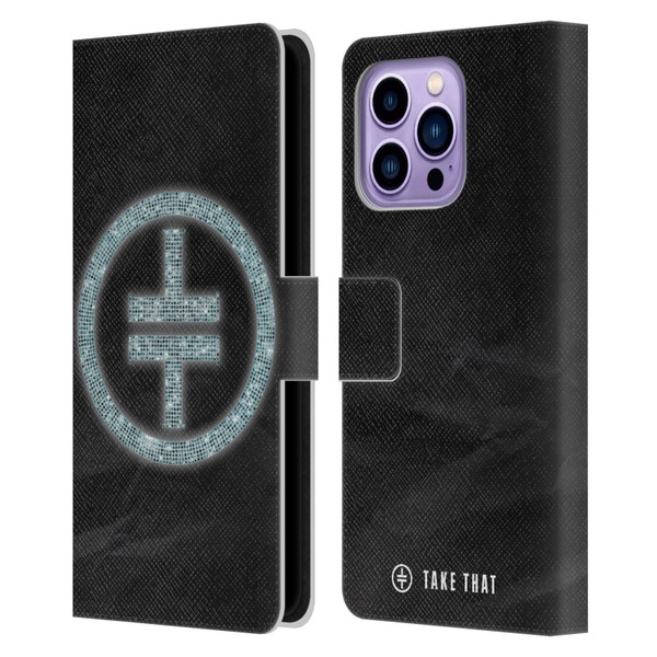 Take That Wonderland Diamante Leather Book Wallet Case Cover For Apple iPhone 14 Pro Max