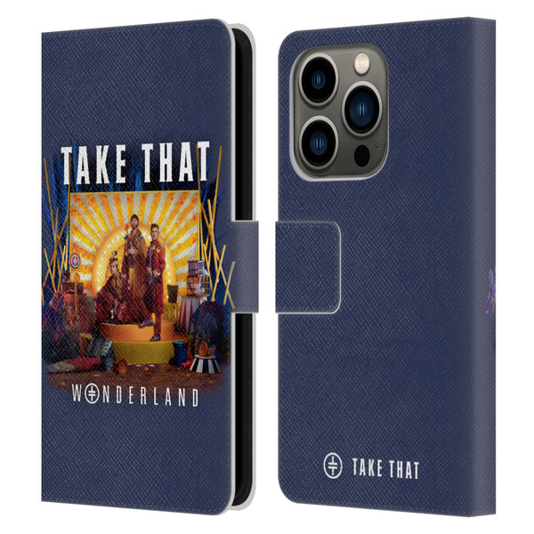 Take That Wonderland Album Cover Leather Book Wallet Case Cover For Apple iPhone 14 Pro