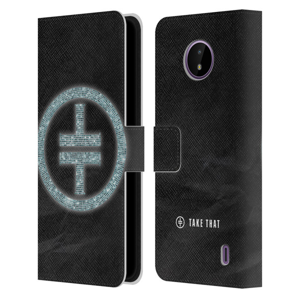 Take That Wonderland Diamante Leather Book Wallet Case Cover For Nokia C10 / C20