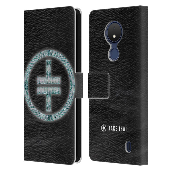 Take That Wonderland Diamante Leather Book Wallet Case Cover For Nokia C21