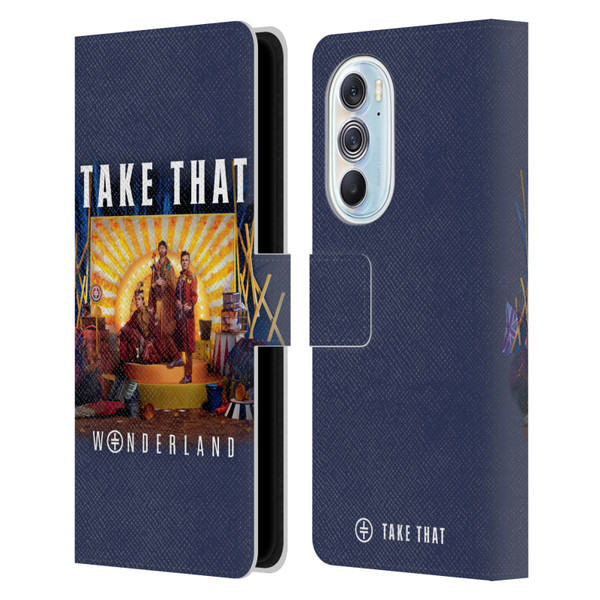 Take That Wonderland Album Cover Leather Book Wallet Case Cover For Motorola Edge X30