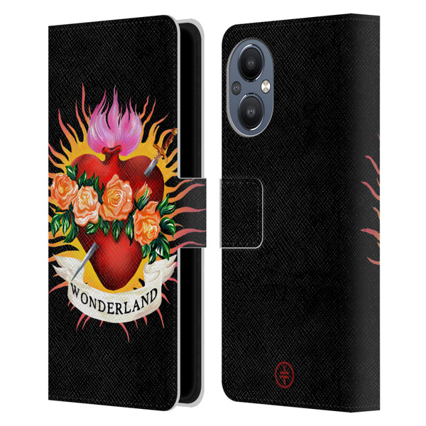 Take That Wonderland Heart Leather Book Wallet Case Cover For OnePlus Nord N20 5G