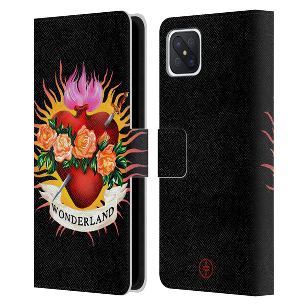 Take That Wonderland Heart Leather Book Wallet Case Cover For OPPO Reno4 Z 5G